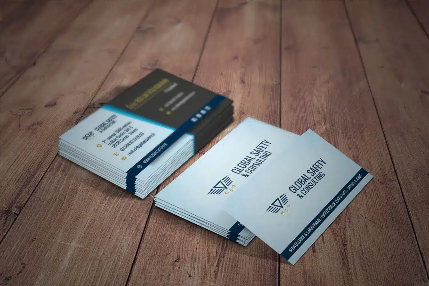 Communication et site internet 15 Carte de visite Global Safety
